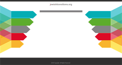 Desktop Screenshot of jewishtransitions.org